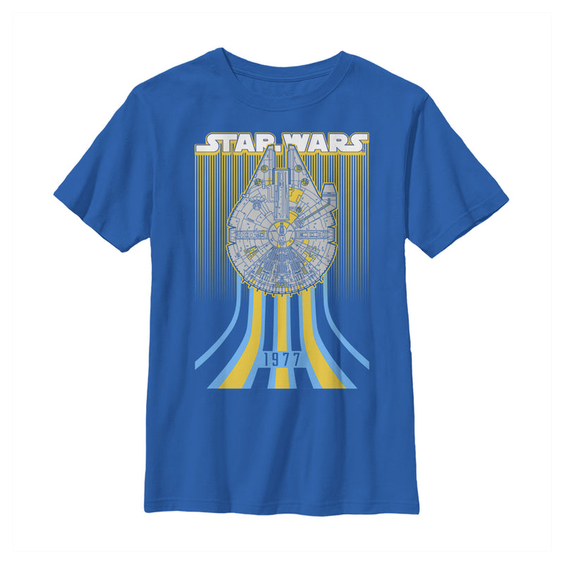 Boy's Star Wars Retro Falcon Speed T-Shirt