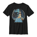 Boy's Star Wars Classic Scene Circle T-Shirt
