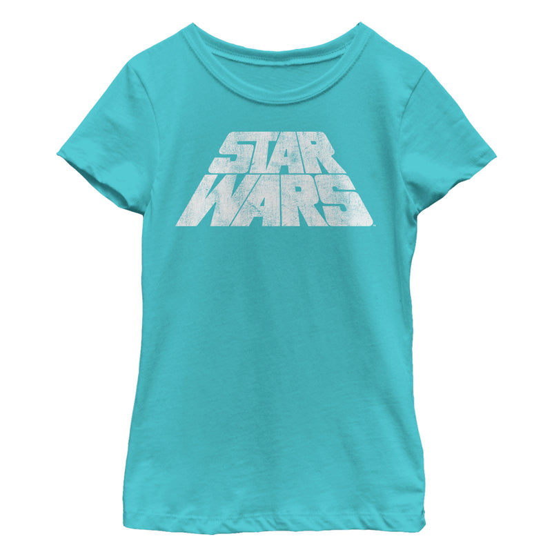 Girl's Star Wars Distressed Logo Layers T-Shirt