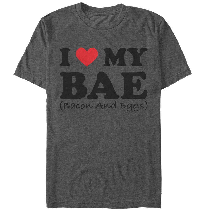 Men's Lost Gods Valentine's Day Bacon and Eggs T-Shirt