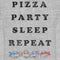 Junior's Teenage Mutant Ninja Turtles Distressed Pizza Party Sleep Repeat T-Shirt