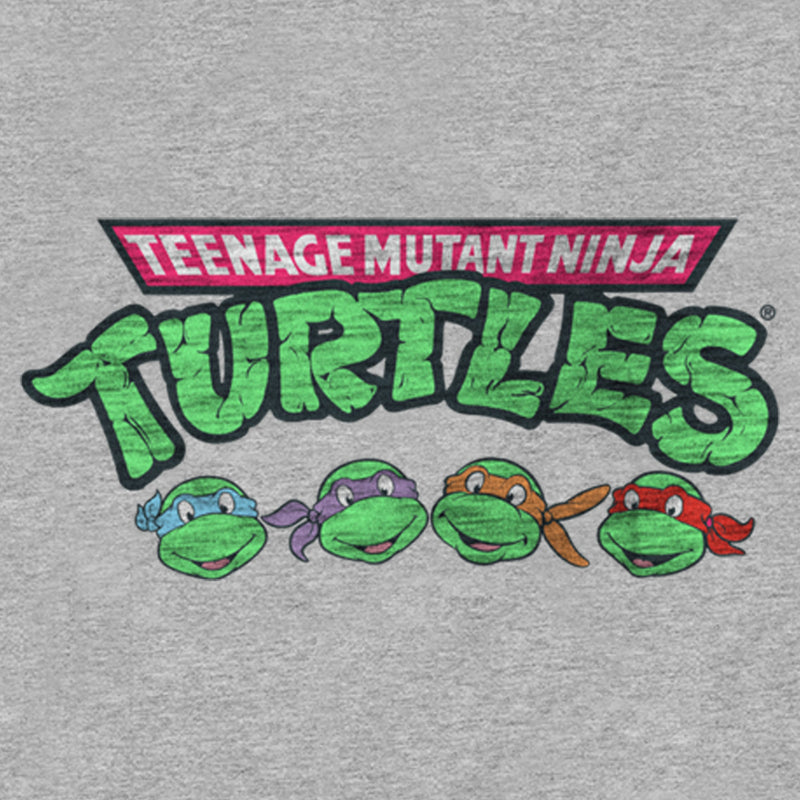 Boy's Teenage Mutant Ninja Turtles Distressed Character Lineup T-Shirt