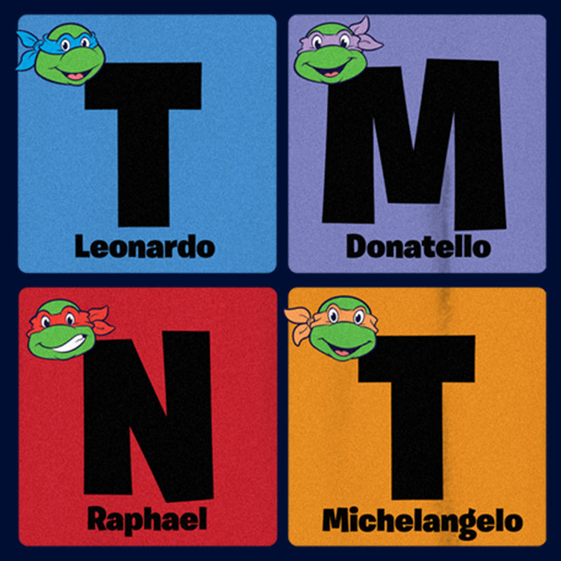 Boy's Teenage Mutant Ninja Turtles Colorful Turtle Elements T-Shirt