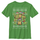Boy's Teenage Mutant Ninja Turtles Ugly Christmas Sweater T-Shirt