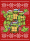 Girl's Teenage Mutant Ninja Turtles Ugly Christmas Sweater T-Shirt