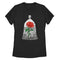 Women's Beauty and the Beast Stained Rose Window T-Shirt