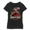 Girl's Jurassic Park Velociraptor Hooked On Logo T-Shirt