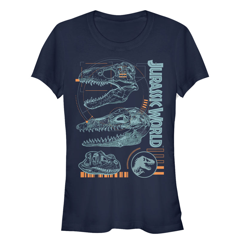 Junior's Jurassic World: Fallen Kingdom Fossil Skulls T-Shirt
