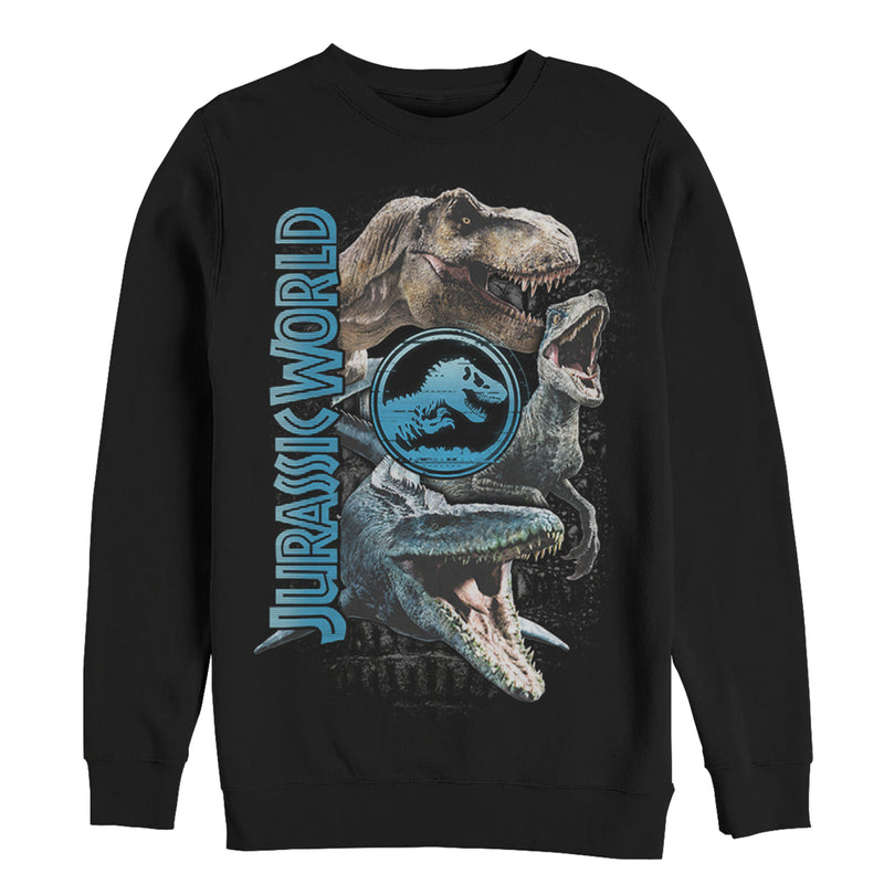 Men's Jurassic World: Fallen Kingdom Dinosaur Montage Sweatshirt
