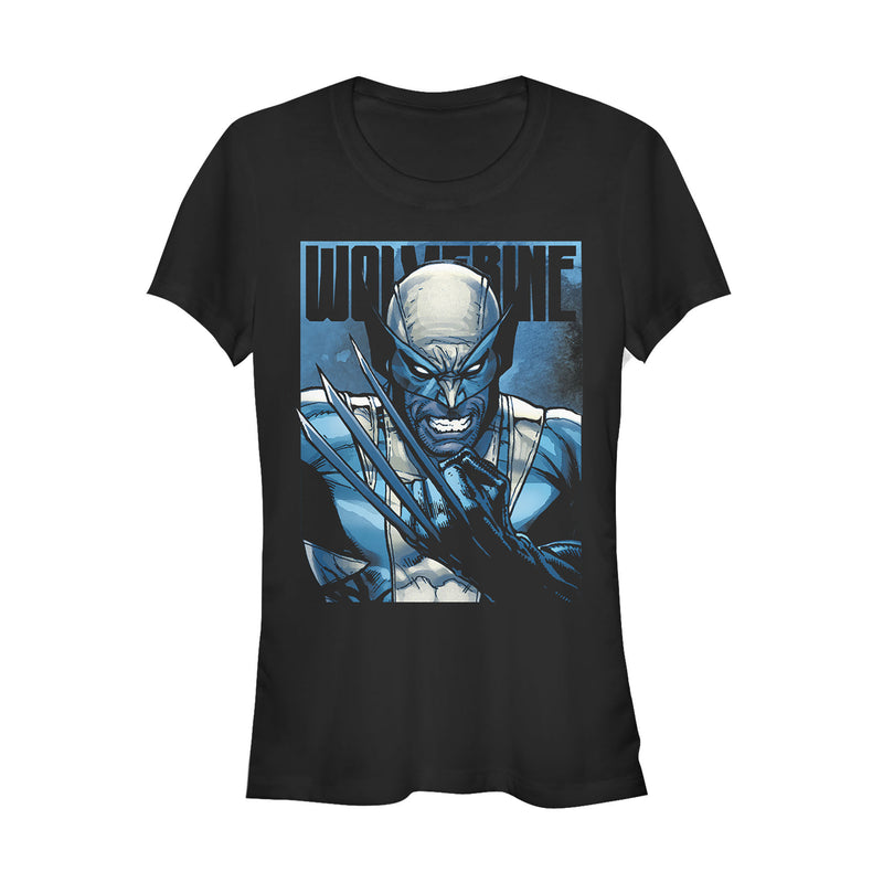 Junior's Marvel X-Men Wolverine Shadow T-Shirt