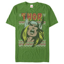 Men's Marvel Thor Retro Comic Holiday Ugly Sweater T-Shirt
