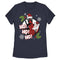 Women's Marvel Deadpool Santa Naughty List Holiday T-Shirt