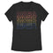 Women's NASA Rainbow Repeat Logo T-Shirt