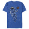 Men's NASA Astronaut Float In Stars Space Logo T-Shirt