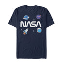 Men's NASA Logo Space Emoji T-Shirt