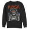 Men's NASA Astronaut Moon Reflection Vintage Retro Sweatshirt