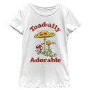 Girl's Nintendo Toadally Adorable T-Shirt