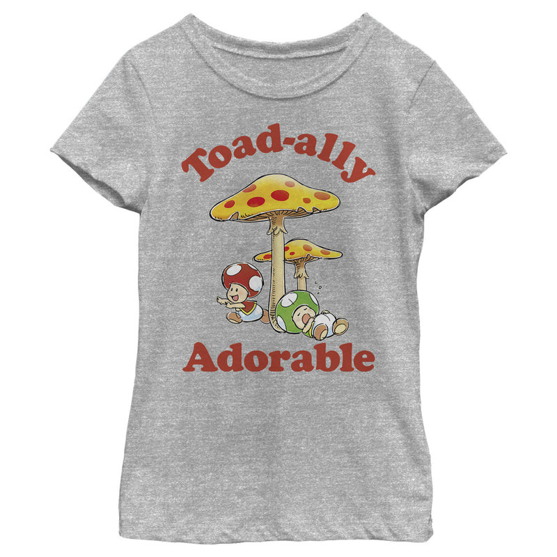 Girl's Nintendo Toadally Adorable T-Shirt
