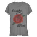 Junior's Beauty and the Beast Rose T-Shirt
