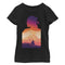 Girl's Star Wars Forces of Destiny Rey Sunset Silhouette T-Shirt