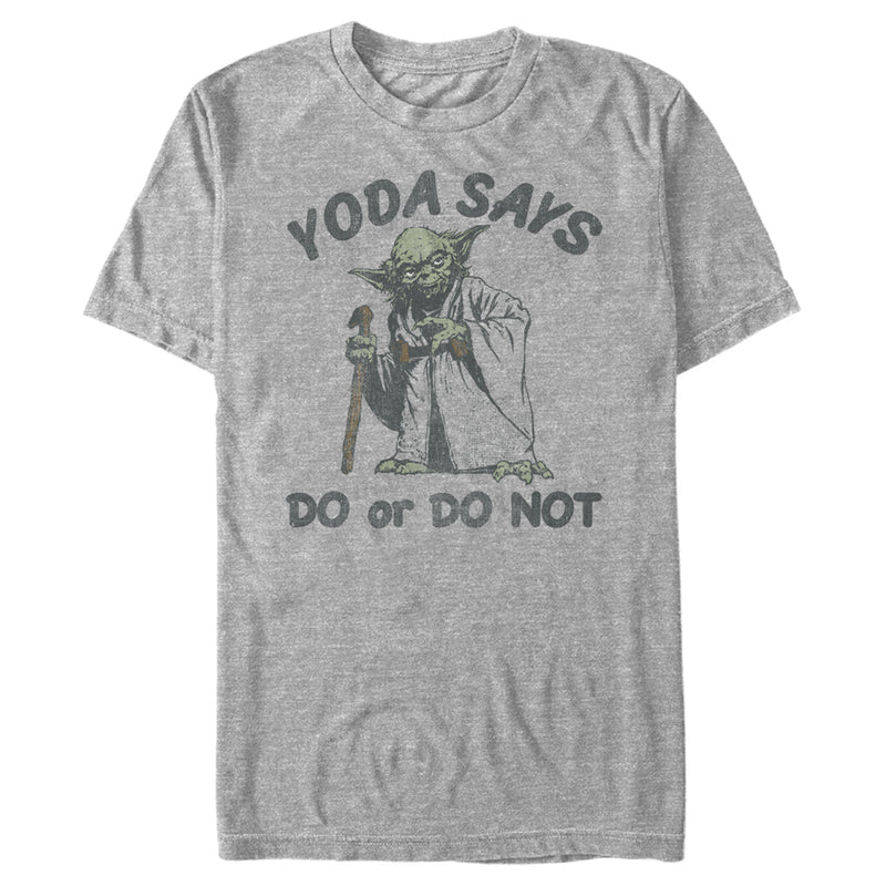 Men's Star Wars Yoda Says Do or Do Not T-Shirt