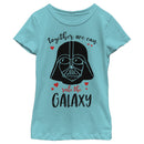 Girl's Star Wars Valentine's Day Darth Vader Together Rule the Galaxy T-Shirt