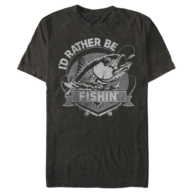 Men's Lost Gods Rather Be Fishin' T-Shirt