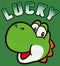 Women's Nintendo Super Mario St. Patrick's Day Lucky Yoshi Racerback Tank Top