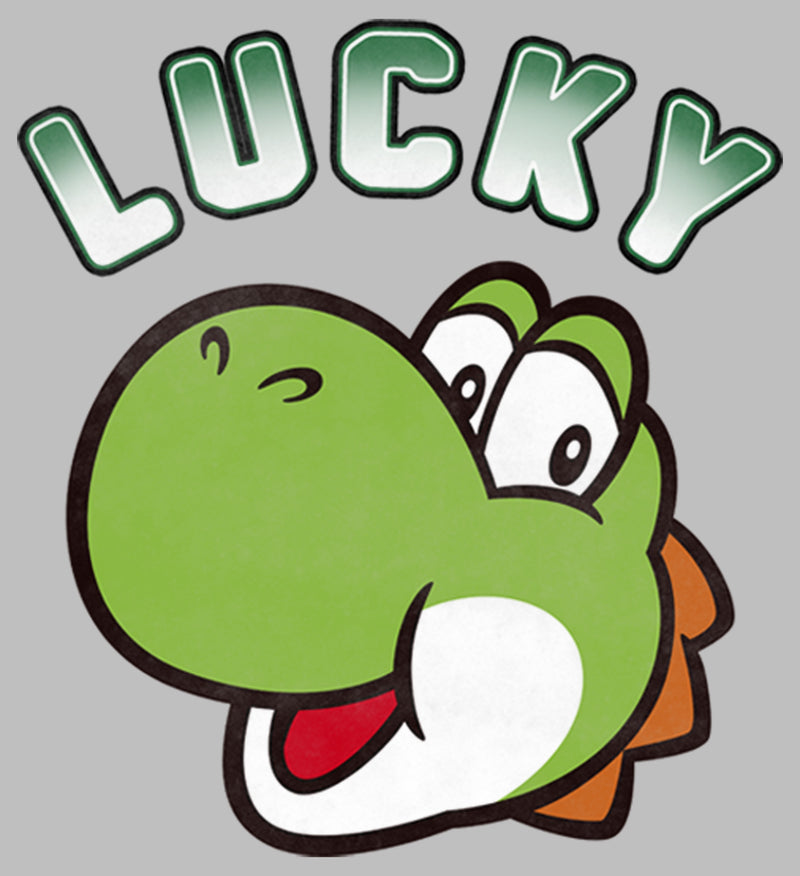 Women's Nintendo Super Mario St. Patrick's Day Lucky Yoshi T-Shirt