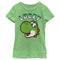 Girl's Nintendo Super Mario St. Patrick's Day Lucky Yoshi Retro T-Shirt