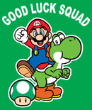 Junior's Nintendo Super Mario St. Patrick's Day Good Luck Squad T-Shirt