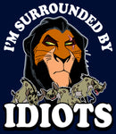 Boy's Lion King Scar I'm Surrounded By Idiots T-Shirt