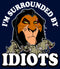 Boy's Lion King Scar I'm Surrounded By Idiots T-Shirt