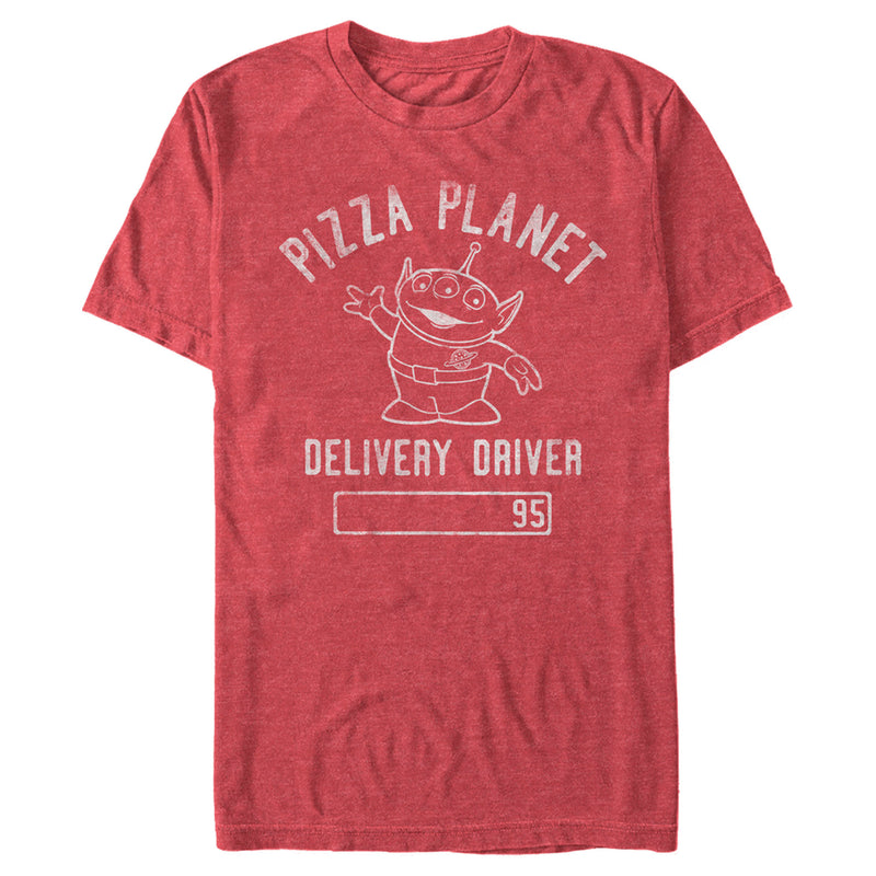 Men's Toy Story Pizza Planet Delivery Driver Alien T-Shirt