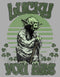 Boy's Star Wars St. Patrick's Day Yoda Lucky You Are Clovers T-Shirt
