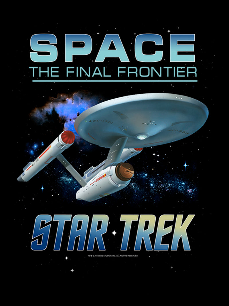 Boy's Star Trek: The Original Series USS Enterprise Space The Final Frontier T-Shirt