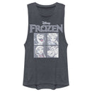 Junior's Frozen Character Squares Festival Muscle Tee