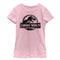 Girl's Jurassic World: Fallen Kingdom Spray Paint Print Logo T-Shirt