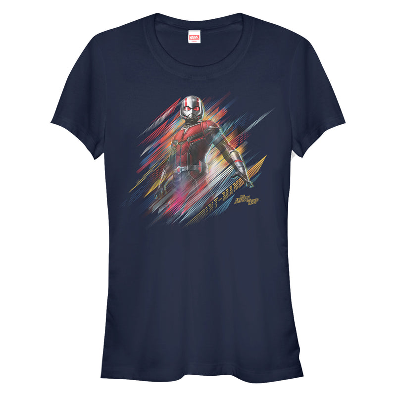 Junior's Marvel Ant-Man and the Wasp Rainbow Streaks T-Shirt