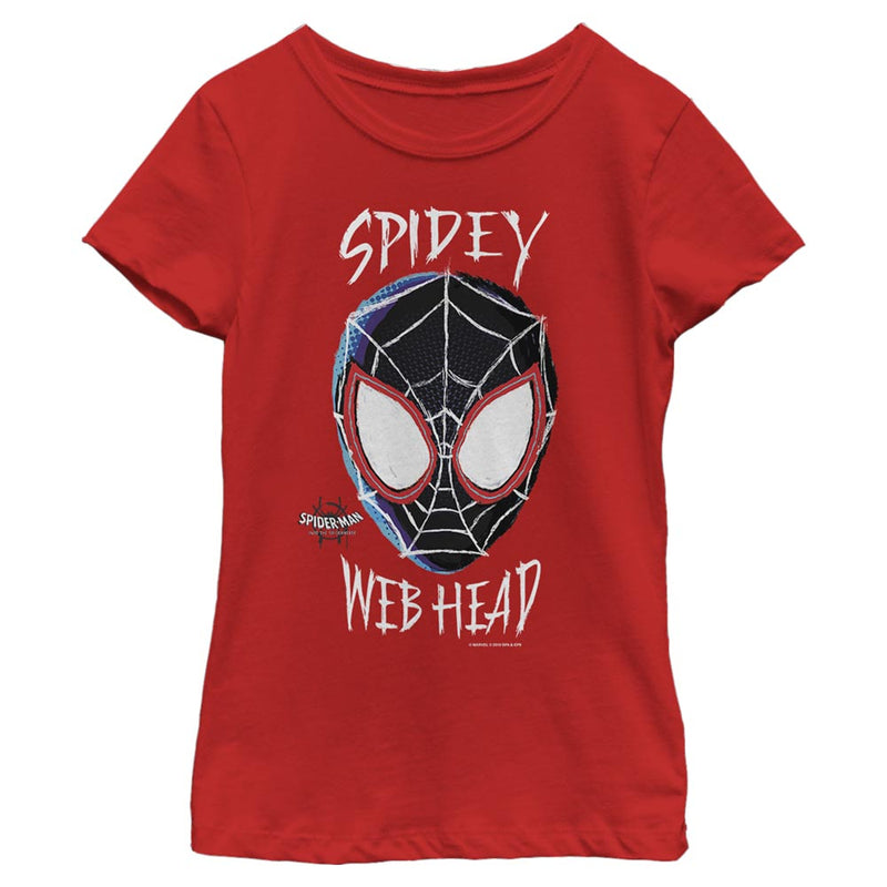 Girl's Marvel Spider-Man: Into the Spider-Verse Web Head T-Shirt