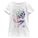 Girl's Marvel Spider-Man: Into the Spider-Verse Rainbow Watercolor T-Shirt