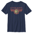 Boy's Marvel Captain Marvel Large Emblem T-Shirt