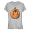 Junior's Marvel Halloween Iron Man Pumpkin T-Shirt