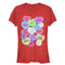 Junior's Marvel Valentine's Day Candy Heart Heroes T-Shirt