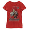 Girl's Marvel Rocket and Baby Groot 4th Birthday T-Shirt