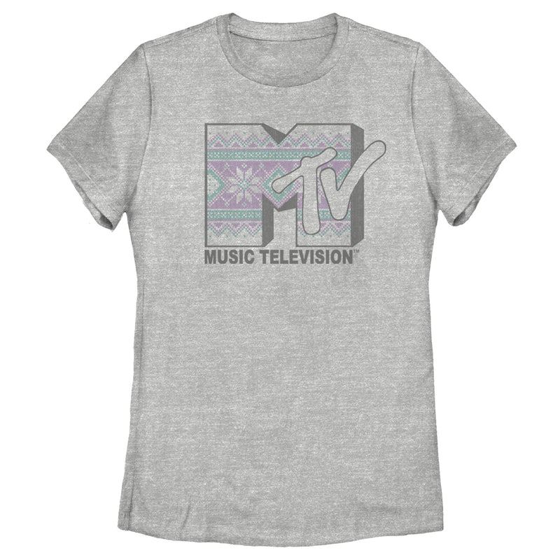 Women's MTV Tapestry Logo T-Shirt