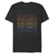Men's NASA Neon Space Logo Color Fade T-Shirt