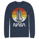 Men's NASA Sunset Retro Launch Long Sleeve Shirt