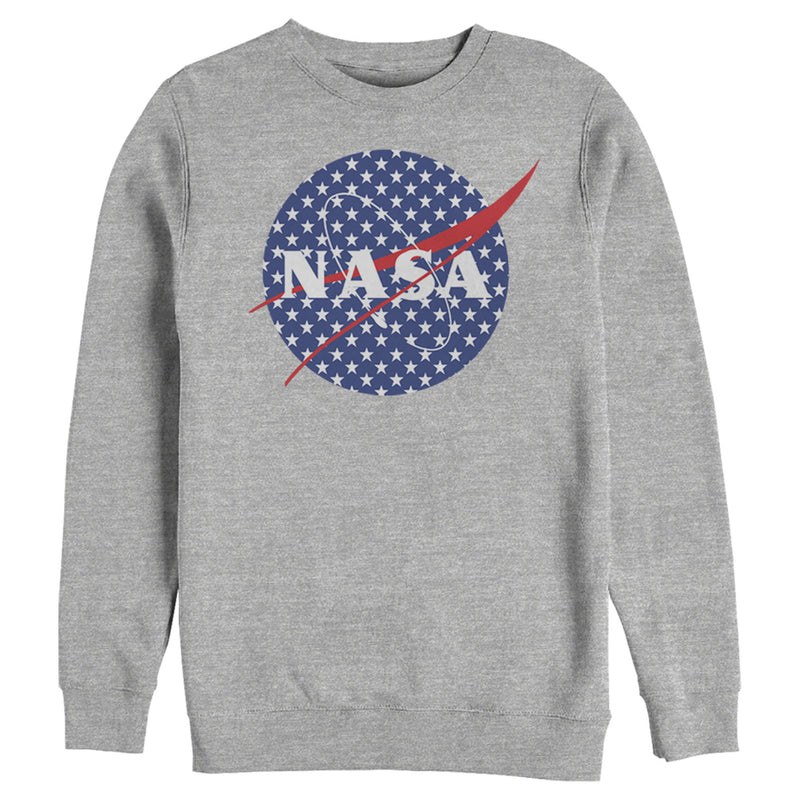 Men's NASA American Flag Stars Logo Sweatshirt