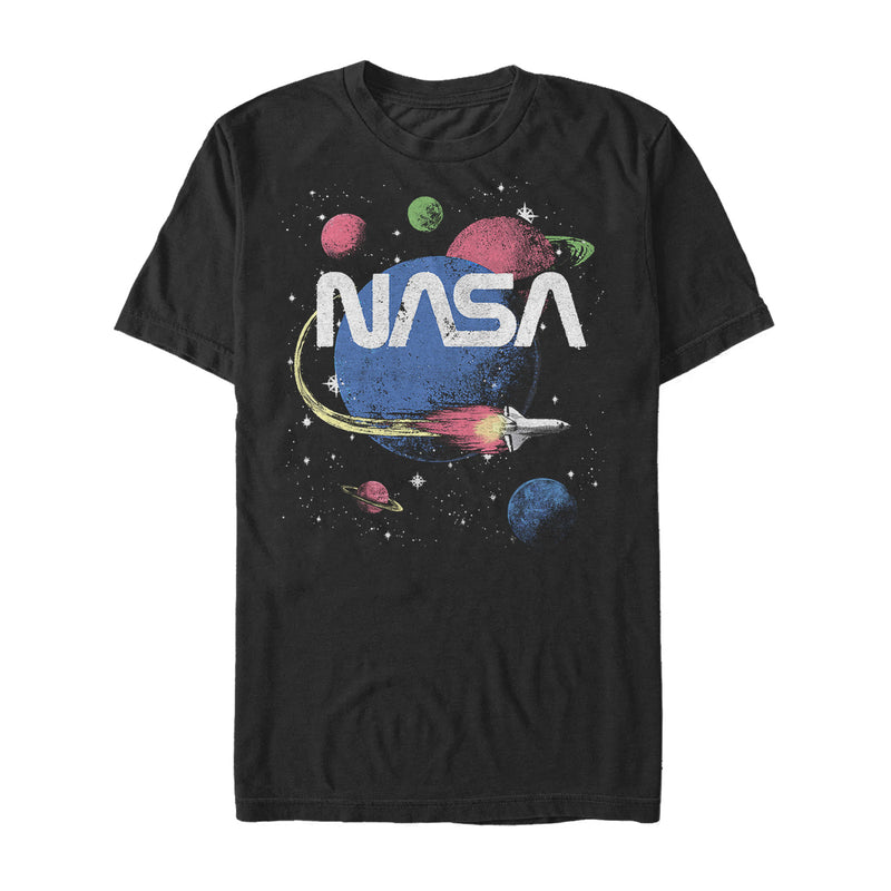 Men's NASA Retro Planet Road Trip T-Shirt